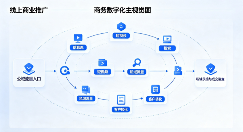 东乡族自治县线上商业推广怎么做？全域流量闭环搭建与低成本转化实战指南